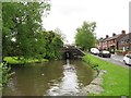 Boat about to leave Lock 15, Peak Forest Canal