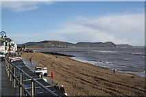 SY3491 : East from Marine Parade, Lyme Regis by John Stephen