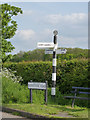 Fingerpost, Rempstone Road/Kirk Ley Road