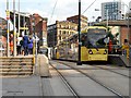 Metrolink Stop at Shudehill During Victoria Station Redevelopment