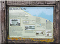 Buckton information board