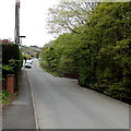 North along Reservoir Road, Garnlydan