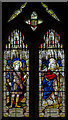 TQ7213 : Stained glass window, St Laurence church, Catsfield by Julian P Guffogg