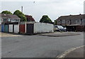 Six lockup garages, Colston Court, Newport