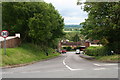 Looking down Main Street into Grasby