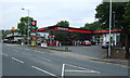 Service station on Sandy Lane