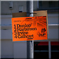 J5081 : 'DUP' election poster, Bangor by Rossographer