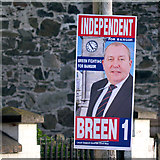 J5082 : 'Independent' election poster, Bangor by Rossographer