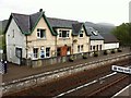 NG9442 : Strathcarron railway station buildings by Andrew Abbott
