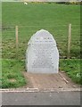 The Electric Brae stone on the A719