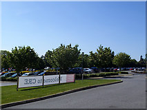 TQ1465 : Sandown Park - car park by Stephen Craven