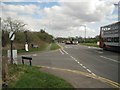 Staggered junction of Green Lane and The Slough A448 west of Studley