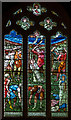 SK8091 : Stained glass window, St Paul's church, Morton by J.Hannan-Briggs