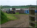 Farming operation at Crookham Eastfield, Northumberland