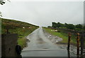 Cattle grid on Cefn-Crib Road