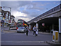 The entrance to Mill Hill Broadway station