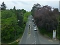 Looking down on West Hill the A25