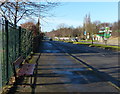 Seat along Groby Road in Leicester