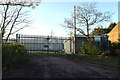 Entrance to playing fields, Wast Hill Lane, West Heath