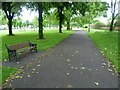 Well Street Common approached from Church Crescent