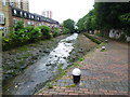 The Hertford Union Canal deceptively dry