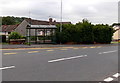 Monnow Way bus stop and shelter near Clist Road, Bettws, Newport