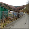 Jogging along Cwm Farm Lane, Abertillery