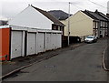 Six  lockup garage, Rhiw Park Road, Abertillery