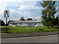 TM0771 : Gislingham Village Hall & Village sign by Geographer
