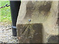 Ordnance Survey Cut Mark with Rivet