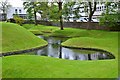 NS0864 : The moat at Rothesay Castle by Jim Barton