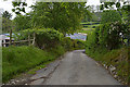 Road heading past Cwmcarfan farm