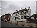 Derelict pub on West Green Road