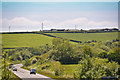 The A39 half way between Barnstaple and Bideford