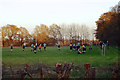 SP0575 : Rugby match, late November dusk, Forhill by Robin Stott