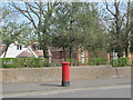 Lexden Road (A1124) and houses to its north