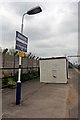 Sign and shelter, Patricroft railway station