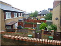 Gardens of houses in Garrison Road