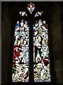 Stained glass window, Largo Kirk