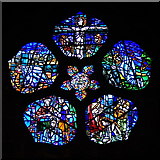 M2925 : Galway City - Galway Cathedral Interior - East Wing Stained Glass Windows  by Suzanne Mischyshyn