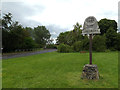 B1064 Hall Street & Long Melford Village sign