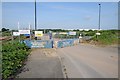 Entrance to a construction site