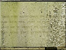 SD4199 : Arthur Heywood Memorial Stone (2), Orrest Head by David Dixon