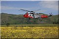 Ochils Mountain Rescue Team helicopter training