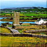 M2610 : County Clare - Tower House off N67 near Black Head or Ballyvaghan Bay by Suzanne Mischyshyn