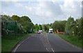 A26 approaching Black Down Roundabout