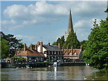 SU4996 : Abingdon waterfront as seen from the river Thames by Ruth Sharville