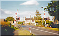 Level-crossing at former Stannington station, 2002