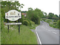 SK5855 : Blidworth village sign by Alan Murray-Rust
