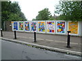 Paintings on a railway bridge